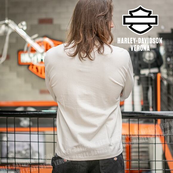 NWT! Dickies Harley-Davidson Heavyweight Long Sleeve Eagle Tee M - Picture 7 of 7